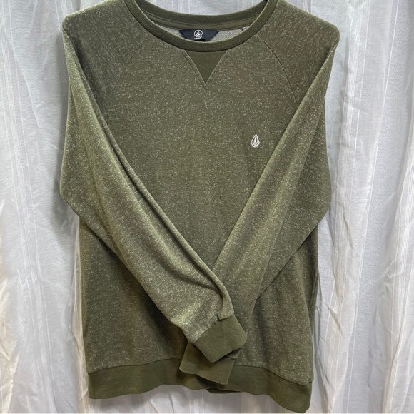 Volcom green sweater, long sleeve - Picture 1 of 16